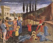 Fra Angelico St Cosmas och S: t Damianus halshugges Spain oil painting artist